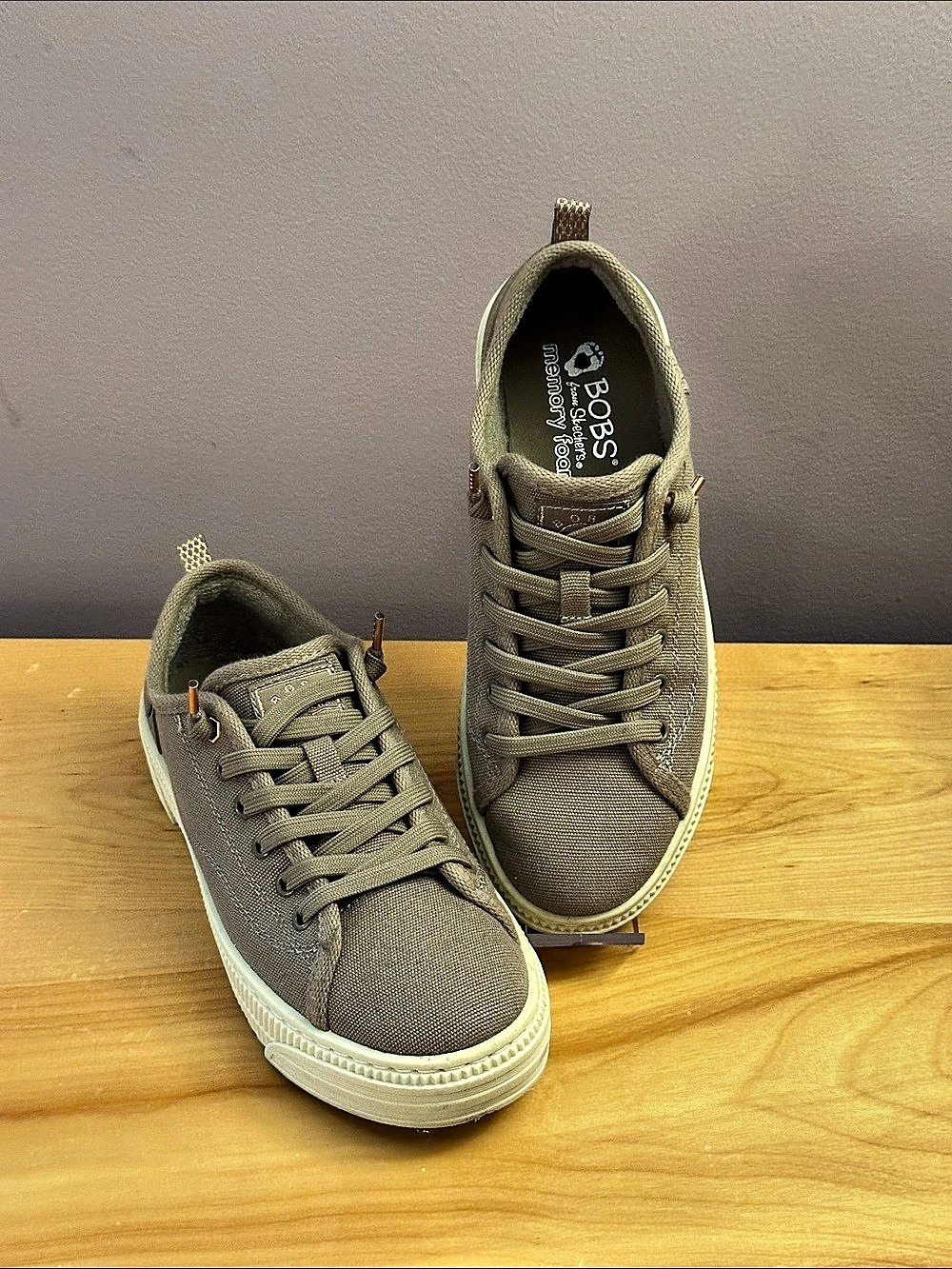 BOBS from Skechers Women's Casual Sneakers in Brown and Beige